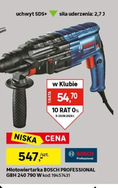 Młotowiertarka Bosch Professional Gbh 240