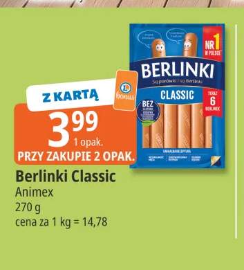 Parówki Berlinki Classic