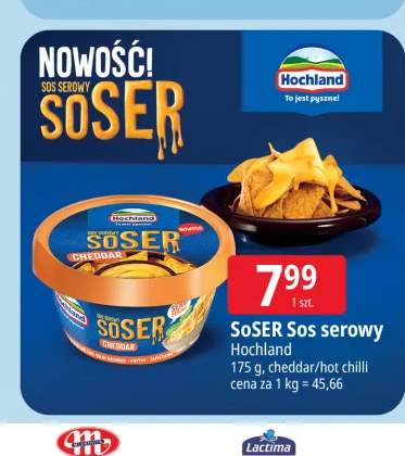 SoSER Sos serowy cheddar Hochland +1 wariant