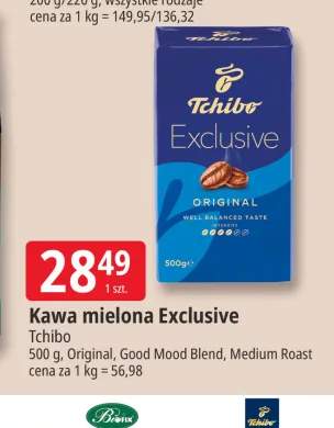 Kawa mielona Exclusive Original Tchibo +2 warianty