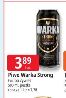 Piwo Warka Strong
