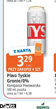 Piwo Tyskie Gronie +1 wariant