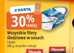 Filety śledziowe w sosach Lisner +1 wariant