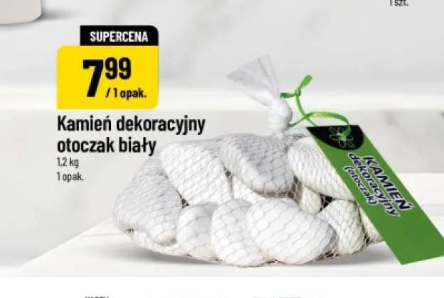 Kamień dekoracyjny otoczak biały