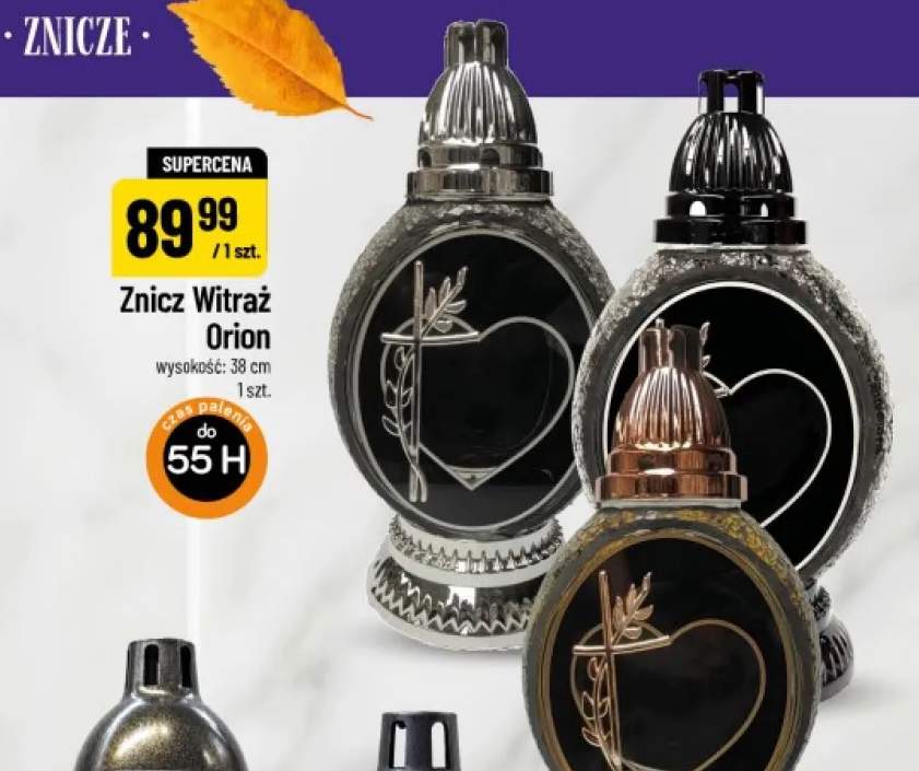 Znicz Witraż Orion