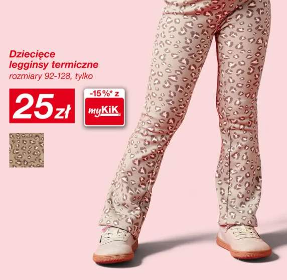 Dziecięce legginsy termiczne