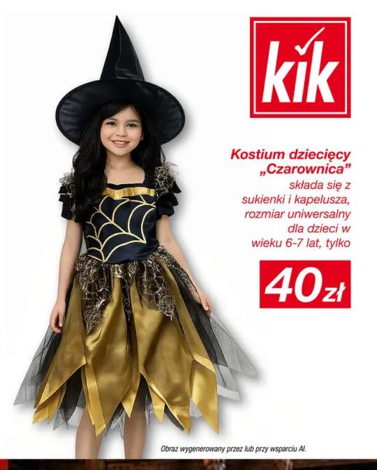 Kostium dziecięcy Czarownica