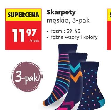 Skarpety męskie 3-pak Clevé