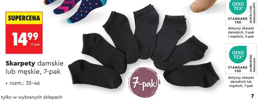 Skarpety damskie 7-pak Clevé +1 wariant