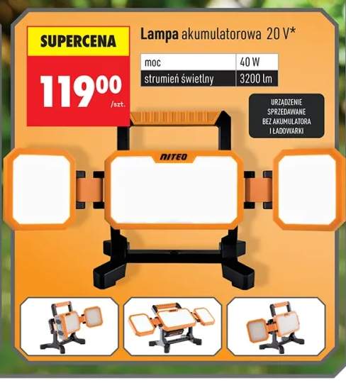 Lampa akumulatorowa Niteo