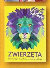 Książka Zwierzęta Zachwycające mozaikowe portrety z naklejek