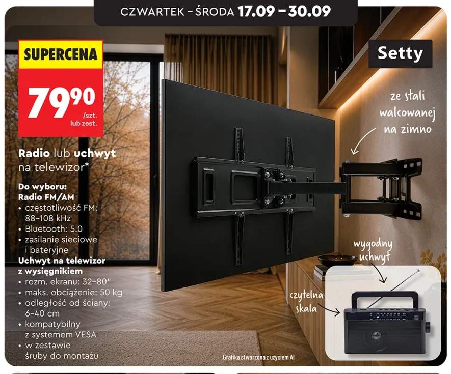 Radio FM/AM Setty +1 wariant