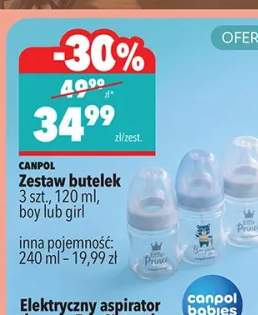Zestaw butelek 3-pak boy Canpol +2 warianty