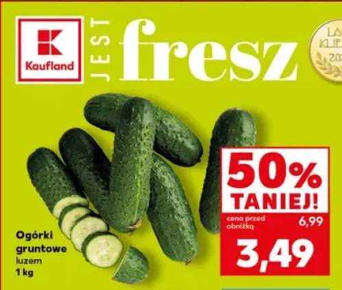 Ogórki gruntowe luzem