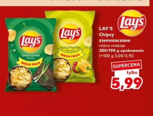 Chipsy ziemniaczane Green Onion Lay's +1 wariant