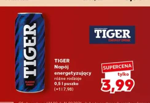 Napój energetyzujący Tiger