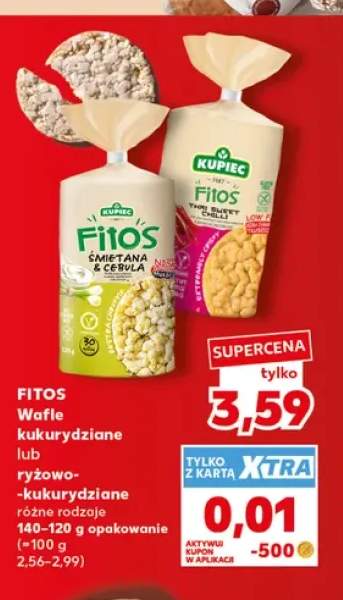 Wafle kukurydziane Fitos +1 wariant