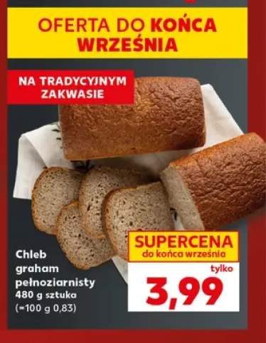 Chleb graham pełnoziarnisty