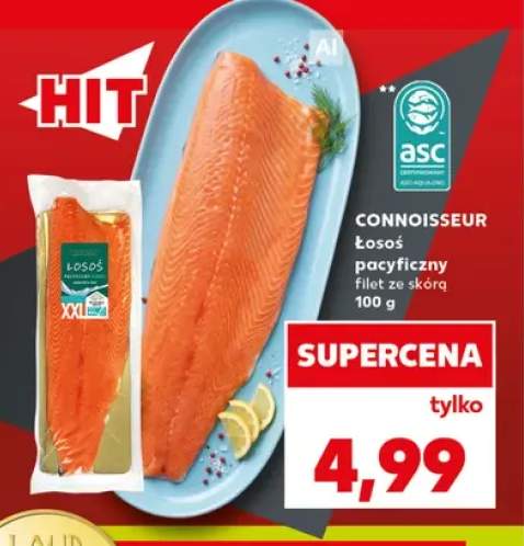 Łosoś pacyficzny filet ze skórą Connoisseur