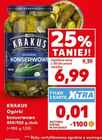 Ogórki konserwowe Krakus