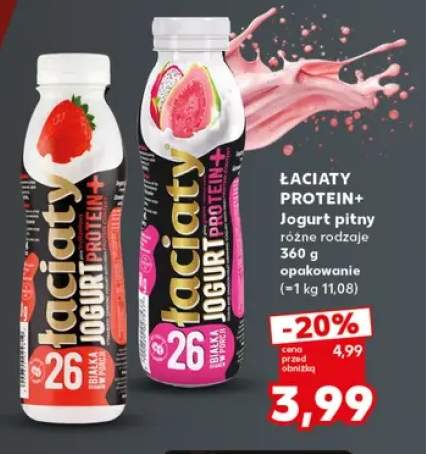 Jogurt pitny Łaciate Protein+