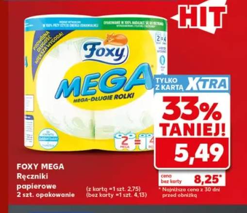 Ręczniki papierowe Foxy Mega