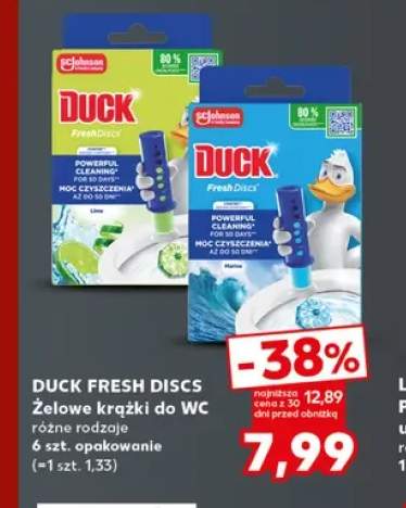 Żelowe krążki do WC Duck Fresh Discs