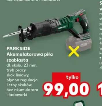 Akumulatorowa piła szablasta Parkside