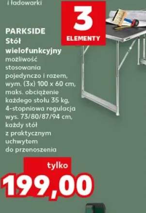Stół wielofunkcyjny Parkside