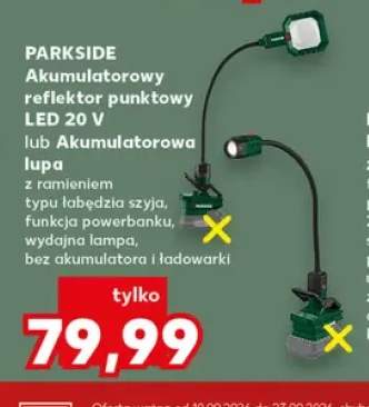 Akumulatorowy reflektor punktowy LED Parkside +1 wariant