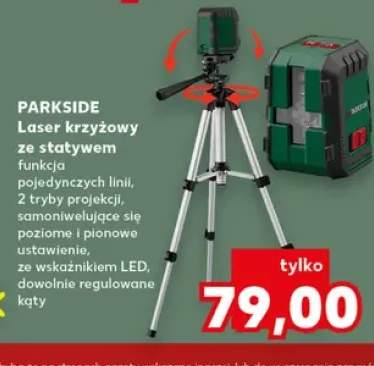 Laser krzyżowy ze statywem Parkside