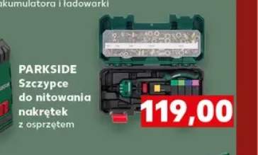Szczypce do nitowania nakrętek z osprzętem Parkside
