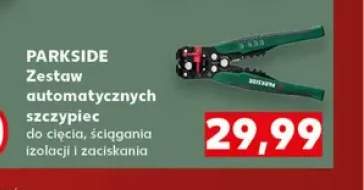 Zestaw automatycznych szczypiec do cięcia, ściągania izolacji i zaciskania Parkside