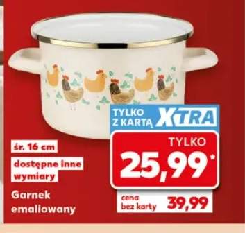 Garnek emaliowany