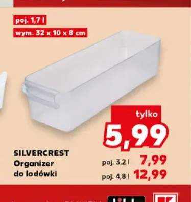 Organizer do lodówki 3,2 l Silvercrest +2 warianty