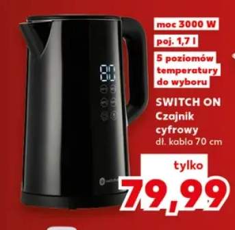 Czajnik cyfrowy 1,7 l Switch On