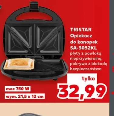 Opiekacz do kanapek SA-3052KL Tristar