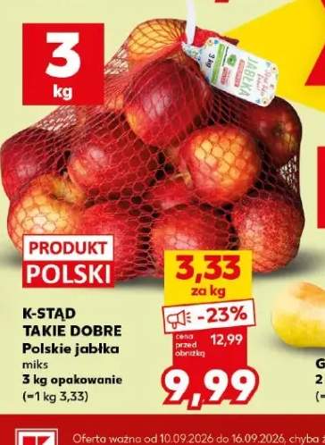Polskie jabłka miks K-Stąd Takie Dobre