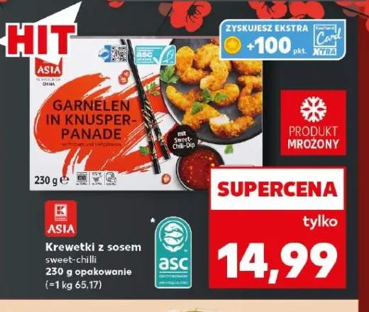 Krewetki z sosem sweet-chilli K-Classic Asia