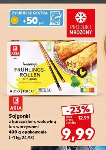 Sajgonki z kurczakiem K-Classic Asia +2 warianty