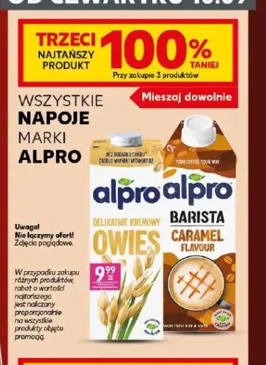 Napoje marki Alpro +2 warianty