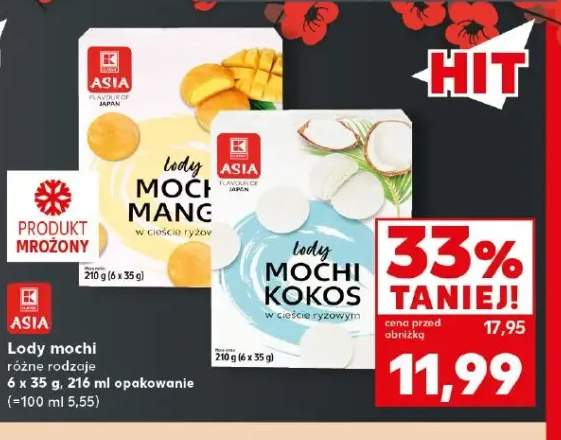 Lody mochi mango K-Classic Asia +1 wariant