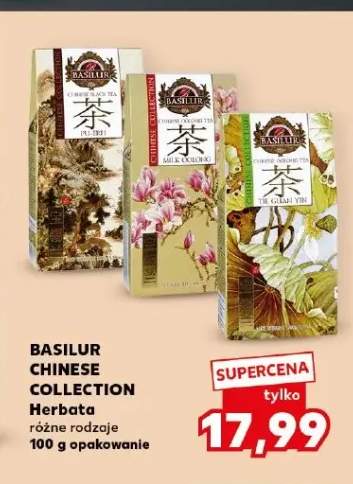 Herbata Chinese Collection Pu-Erh Basilur +2 warianty