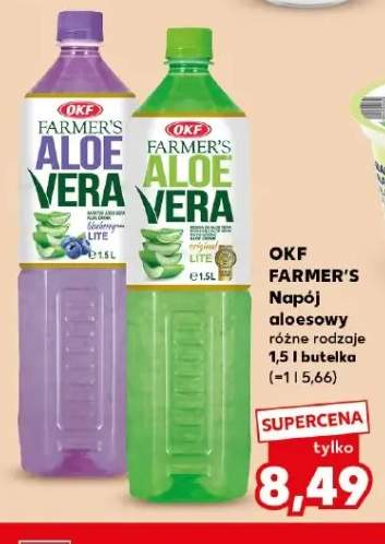 Napój aloesowy blueberry Lite OKF Farmer's +1 wariant