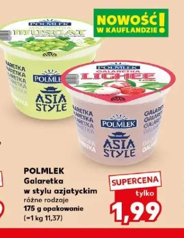 Galaretka w stylu azjatyckim muscat Polmlek +1 wariant