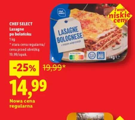 Lasagne po bolońsku Chef Select