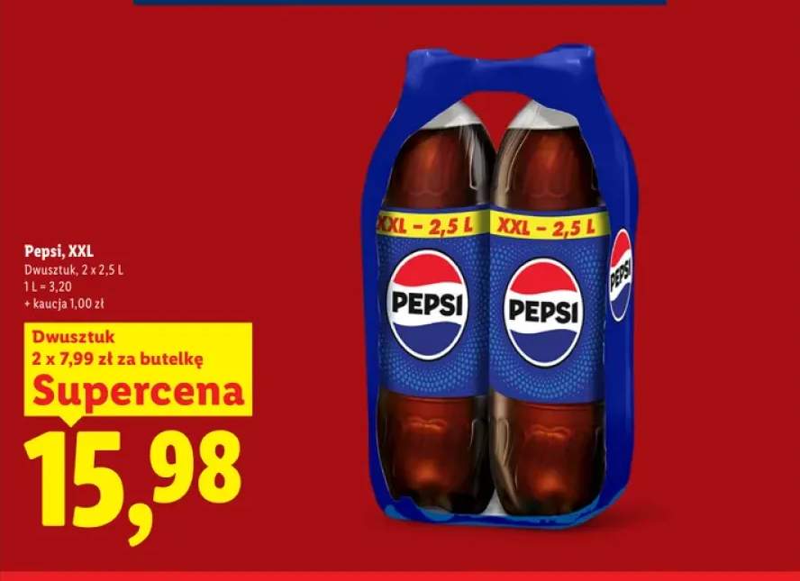 Napój gazowany Pepsi XXL 2-pak