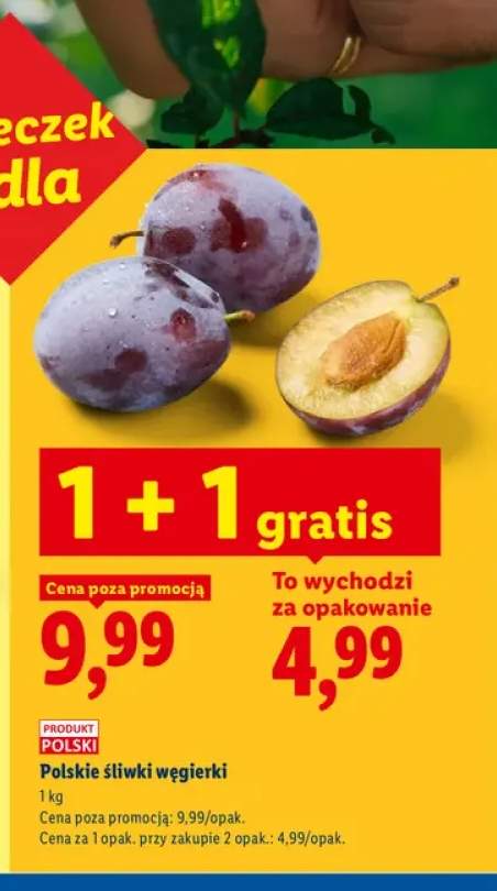 Polskie śliwki węgierki Ryneczek Lidla