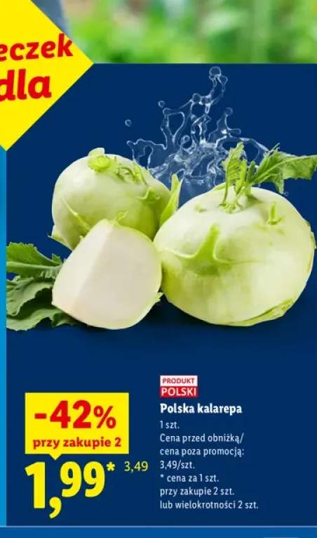Polska kalarepa Ryneczek Lidla