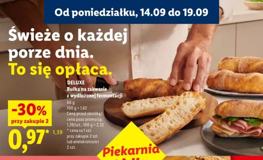 Bułka na zakwasie z wydłużonej fermentacji Deluxe